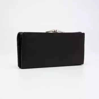 Кошелёк на магнитах, цвет чёрный