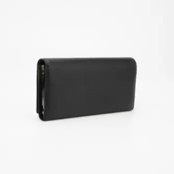 Кошелёк женский на магнитах, цвет чёрный