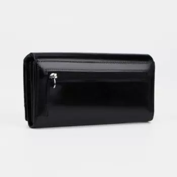 Кошелёк на магнитах, цвет чёрный