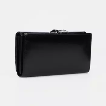 Кошелёк на магнитах, цвет чёрный