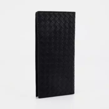 Кошелёк женский на магните, цвет чёрный