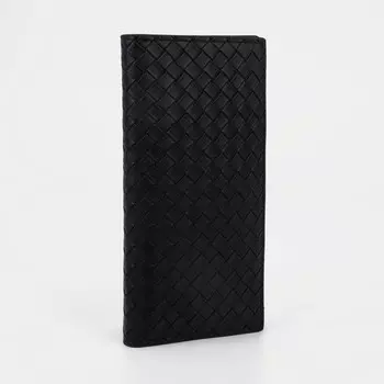 Кошелёк женский на магните, цвет чёрный