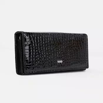 Кошелёк на магнитах, цвет чёрный