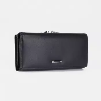 Кошелёк на магнитах, цвет чёрный