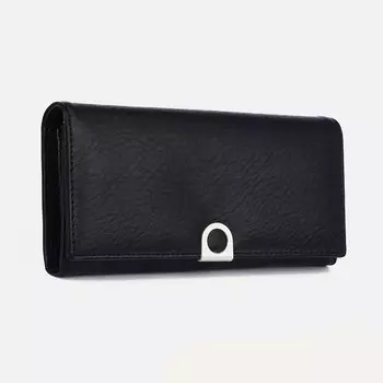 Кошелёк на магнитах, цвет чёрный