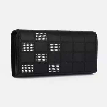 Кошелёк на магнитах, цвет чёрный