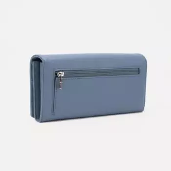 Кошелёк на магнитах, цвет голубой