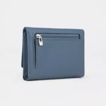 Кошелёк на магнитах, цвет голубой