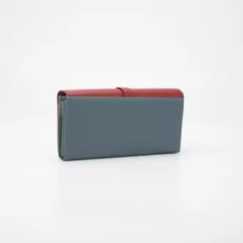 Кошелёк на магнитах, цвет голубой/красный