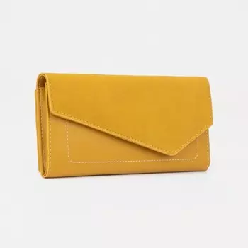 Кошелёк на магнитах, цвет горчичный