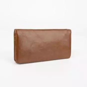 Кошелёк на магнитах, цвет коричневый