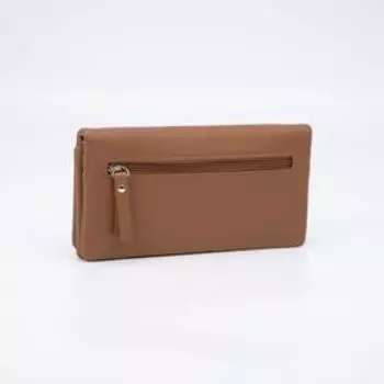 Кошелёк на магнитах, цвет коричневый