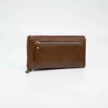 Кошелёк на магнитах, цвет коричневый