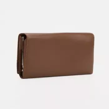 Кошелёк на магнитах, цвет коричневый