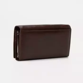 Кошелёк на магнитах, цвет коричневый