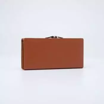 Кошелёк на магнитах, цвет коричневый