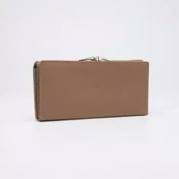 Кошелёк на магнитах, цвет коричневый