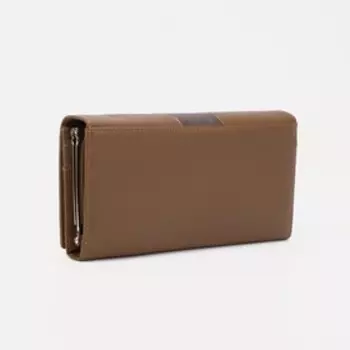 Кошелёк на магнитах, цвет коричневый