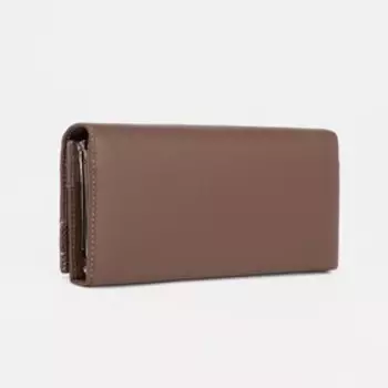 Кошелёк женский на магнитах, цвет коричневый