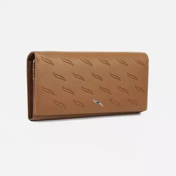 Кошелёк женский на магнитах, цвет коричневый