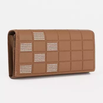 Кошелёк на магнитах, цвет коричневый