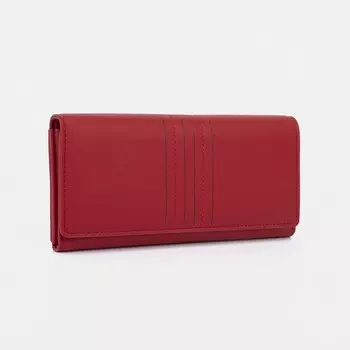 Кошелёк женский на магнитах, цвет красный
