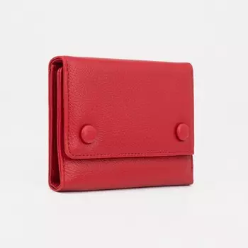 Кошелёк женский на магнитах, цвет красный