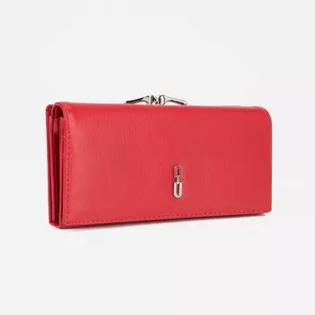 Кошелёк женский на магнитах, цвет красный