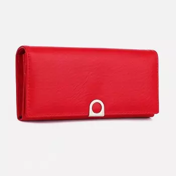 Кошелёк женский на магнитах, цвет красный