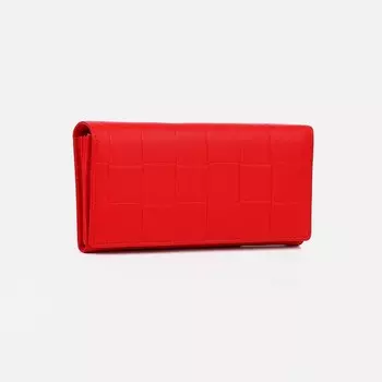 Кошелёк женский на магнитах, цвет красный