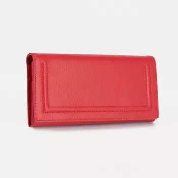 Кошелёк женский на магнитах, цвет красный