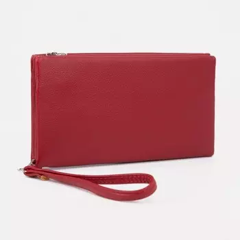 Кошелёк женский на магнитах, цвет красный