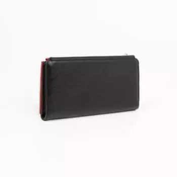 Кошелёк на магнитах, цвет красный/чёрный