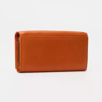 Кошелёк на магнитах, цвет оранжевый