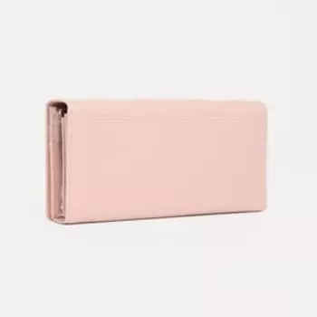 Кошелёк женский на магнитах, цвет пудра