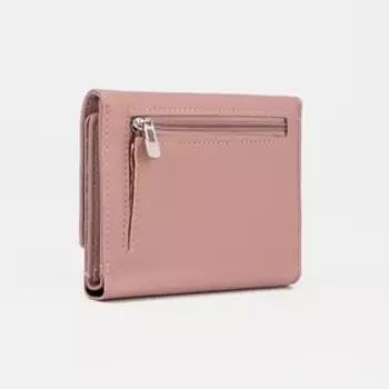Кошелёк женский на магнитах, цвет пудра