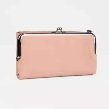 Кошелёк на магнитах, цвет пудра