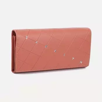 Кошелёк на магнитах, цвет пудровый