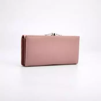 Кошелёк на магнитах, цвет розовый