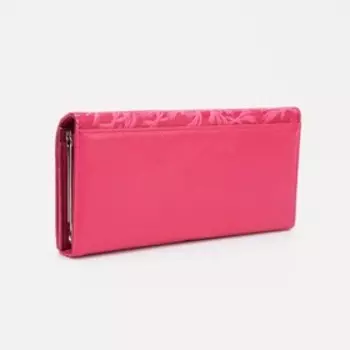 Кошелёк на магнитах, цвет розовый