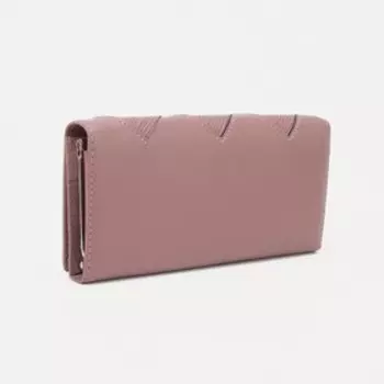 Кошелёк на магнитах, цвет розовый