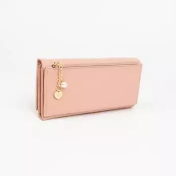 Кошелёк женский на магнитах, цвет розовый