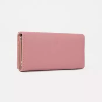 Кошелёк женский на магнитах, цвет розовый