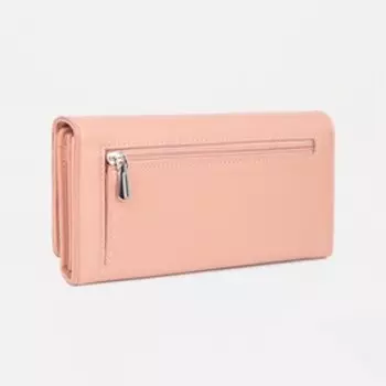 Кошелёк женский на магнитах, цвет розовый