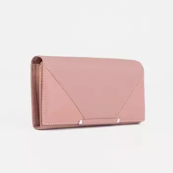 Кошелёк женский на магнитах, цвет розовый