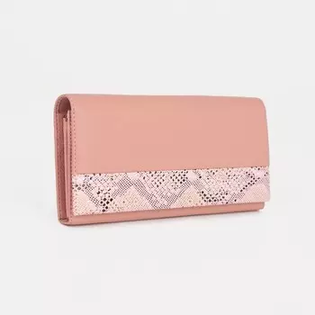 Кошелёк на магнитах, цвет розовый