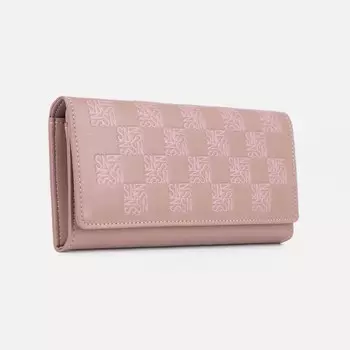 Кошелёк женский на магнитах, цвет розовый