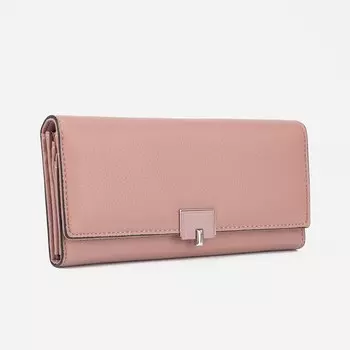 Кошелёк женский на магнитах, цвет розовый