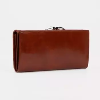 Кошелёк на магнитах, цвет рыжий