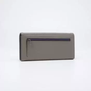 Кошелёк на магнитах, цвет серый
